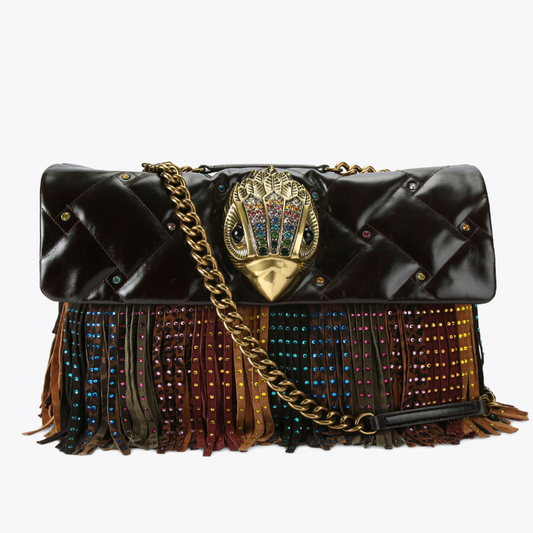 Fringed Retro Shoulder Bag