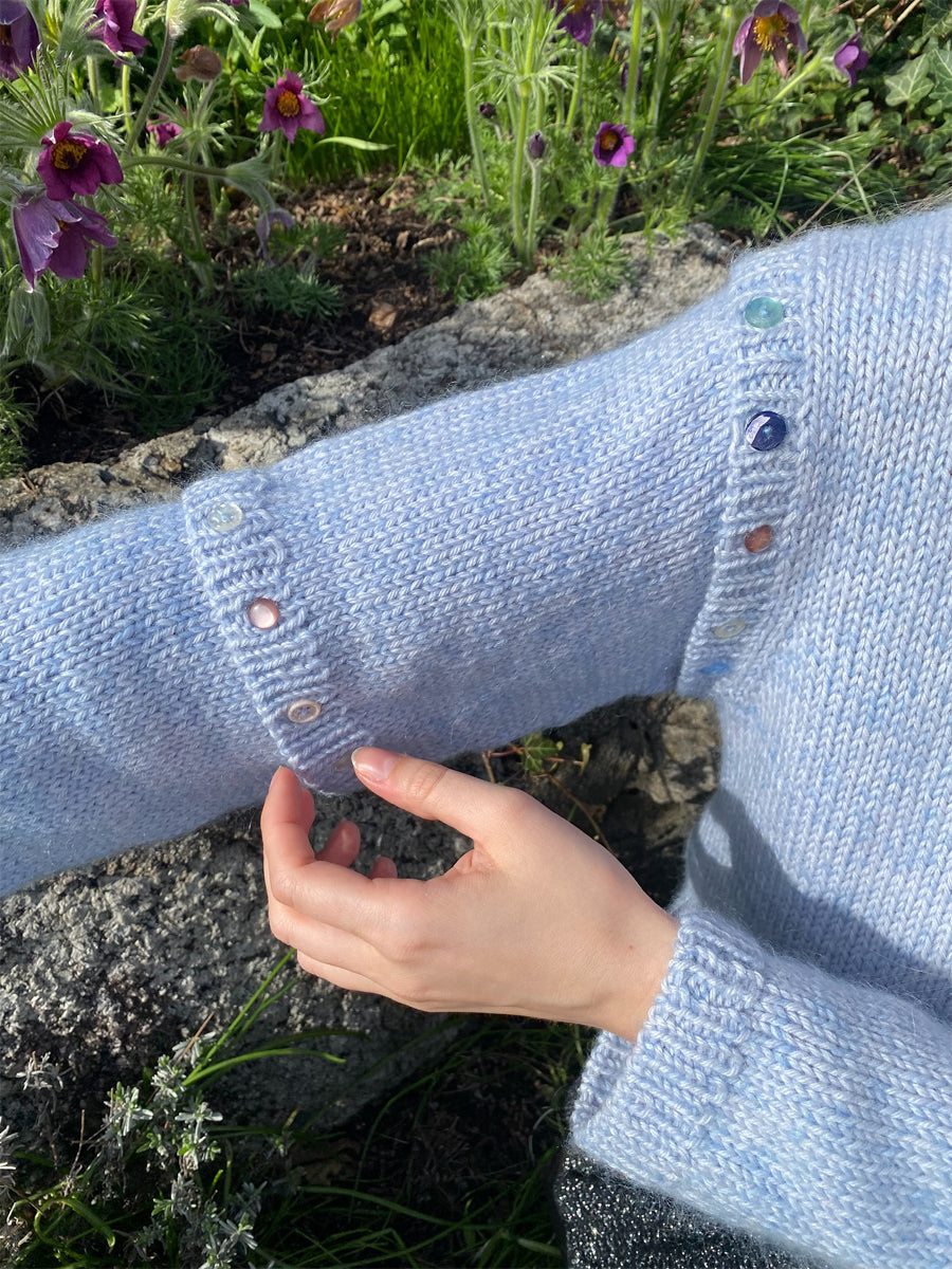 Detachable Colorful Button Sweater Cardigan