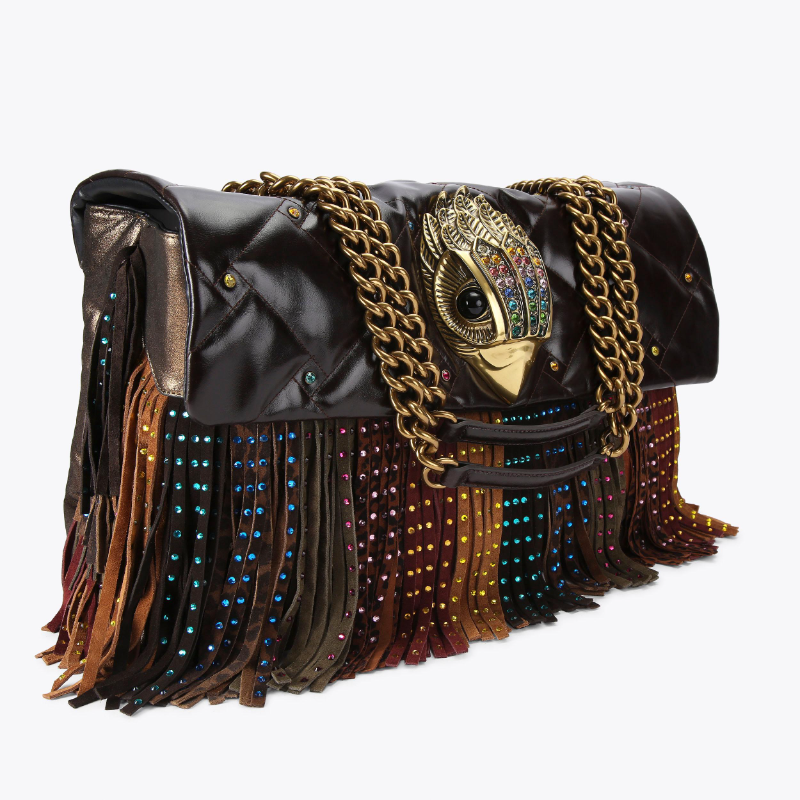 Fringed Retro Shoulder Bag