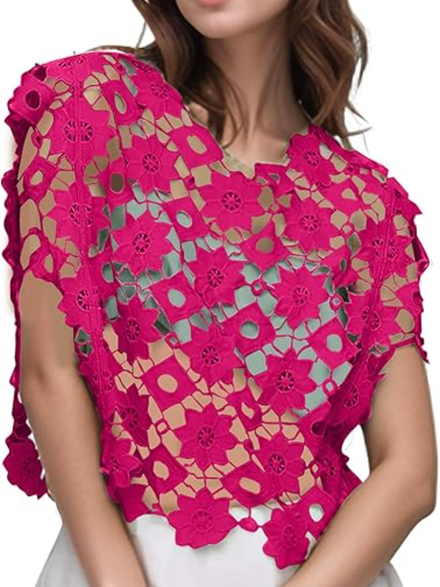 Cutout-Print Top