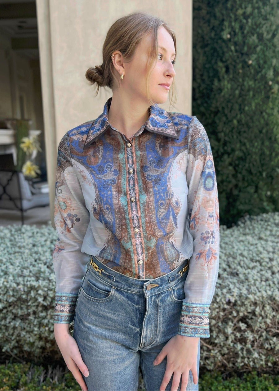 Katherine Long Sleeve Button Down Set