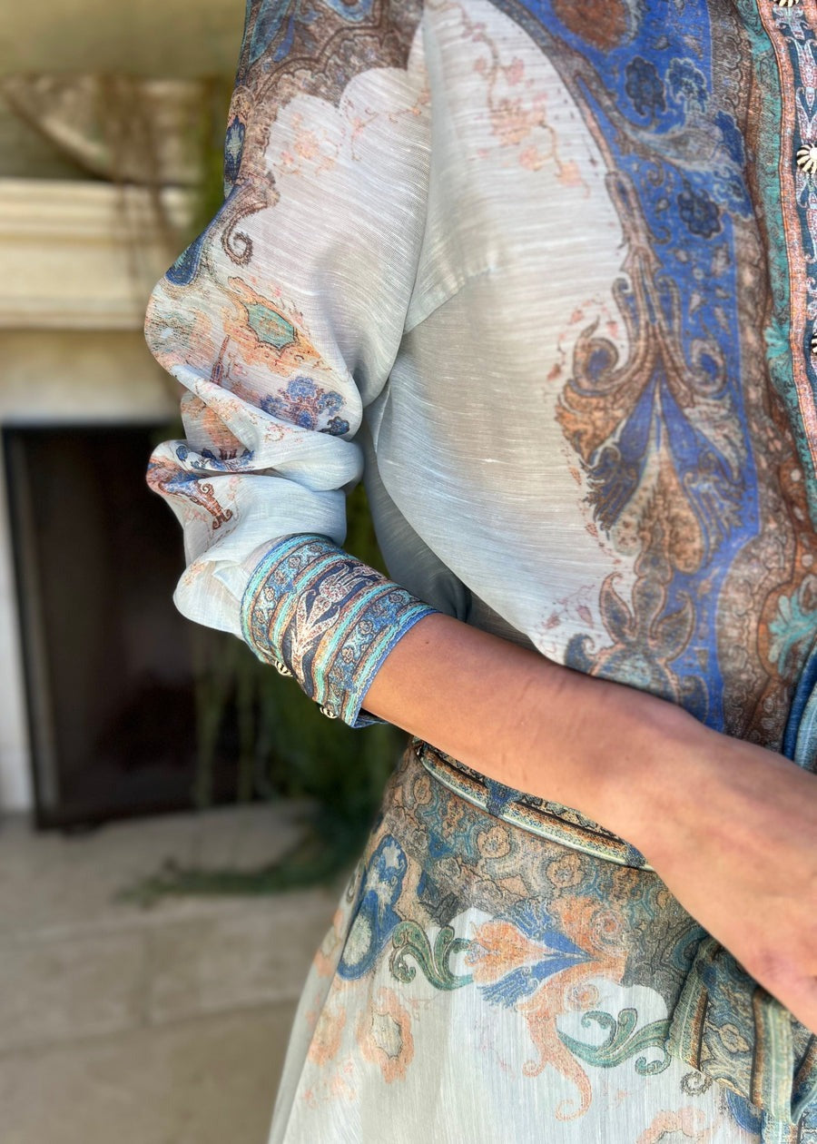 Katherine Long Sleeve Button Down Set