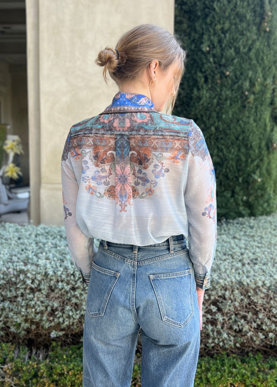 Katherine Long Sleeve Button Down Set