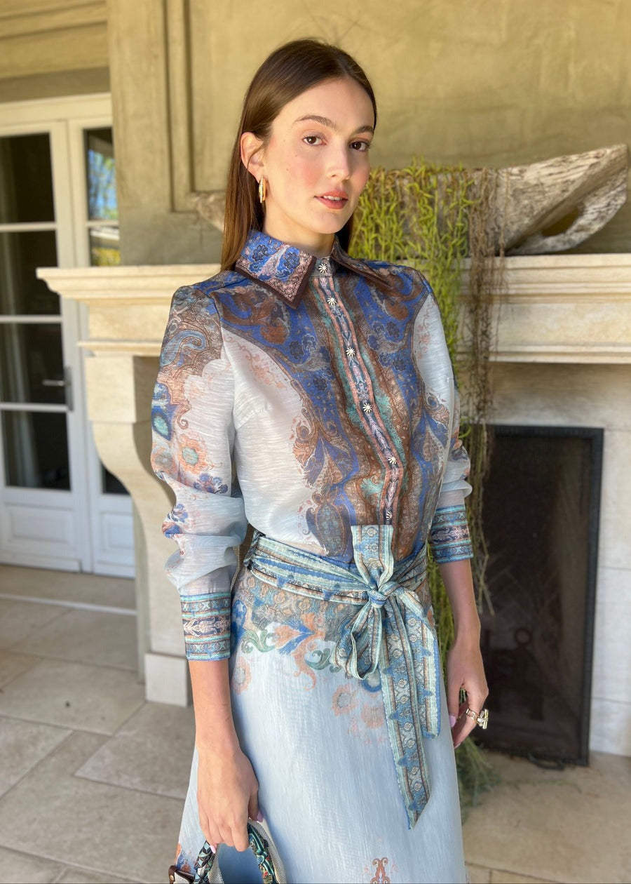 Katherine Long Sleeve Button Down Set