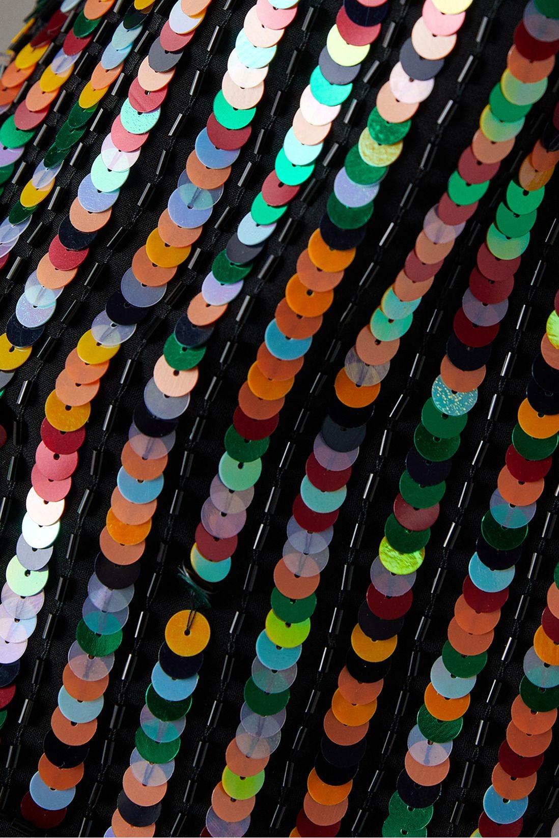 Advanced Handmade Multicolor Sequin Suit